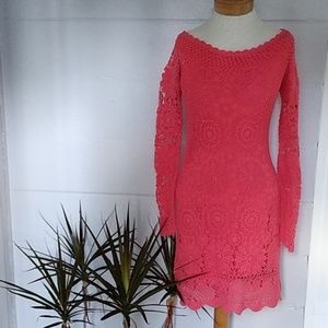 Boston Proper crocheted dress